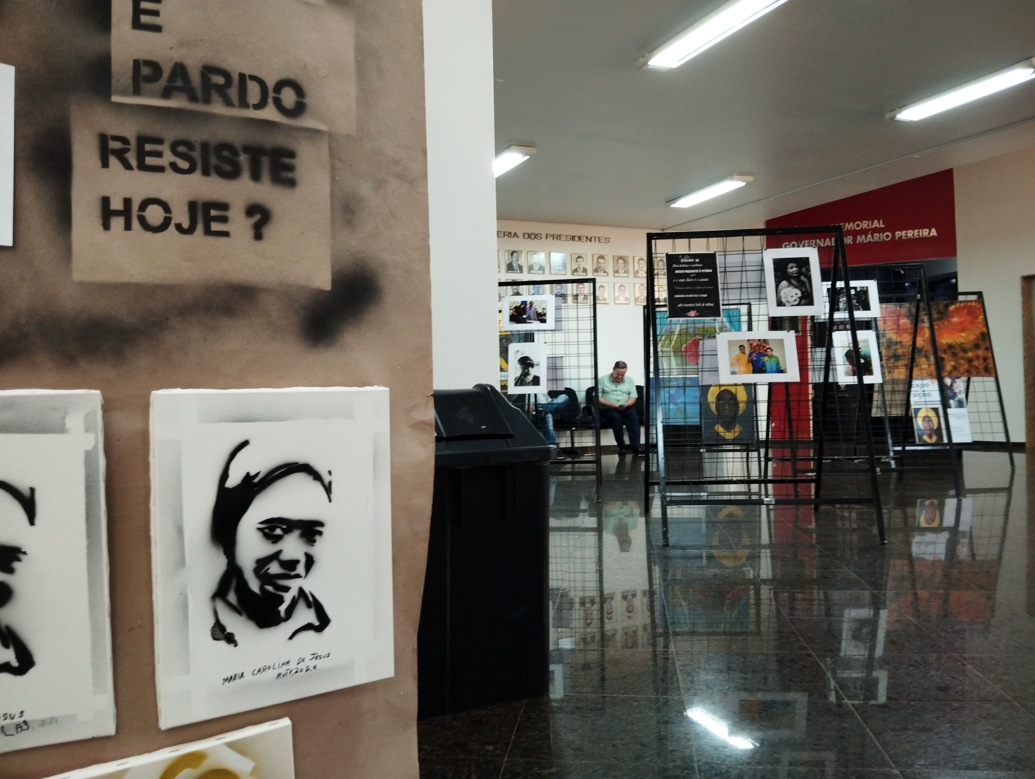 Exposição está sendo montada no saguão do Poder Legislativo